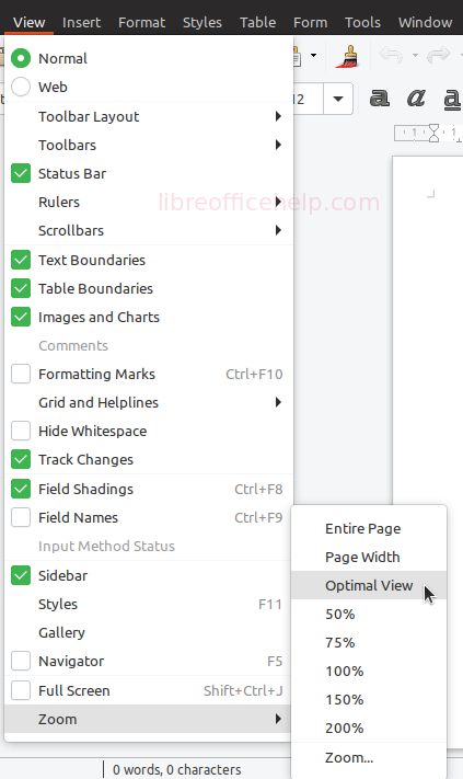 Introducir 98+ imagen zoom libre office